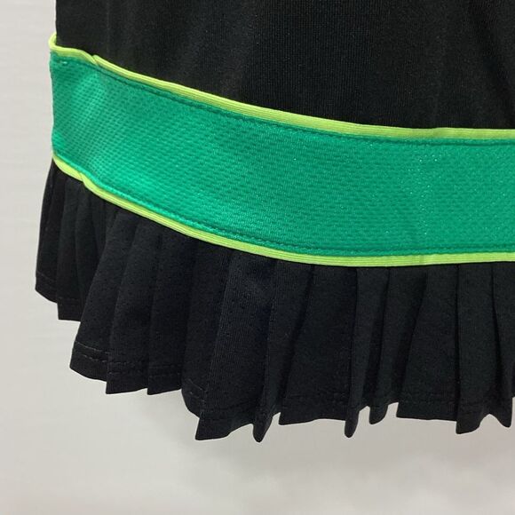 Tail Tennis Skort Skirt Black Green Yellow Inner Liner Shorts L - Picture 4 of 10